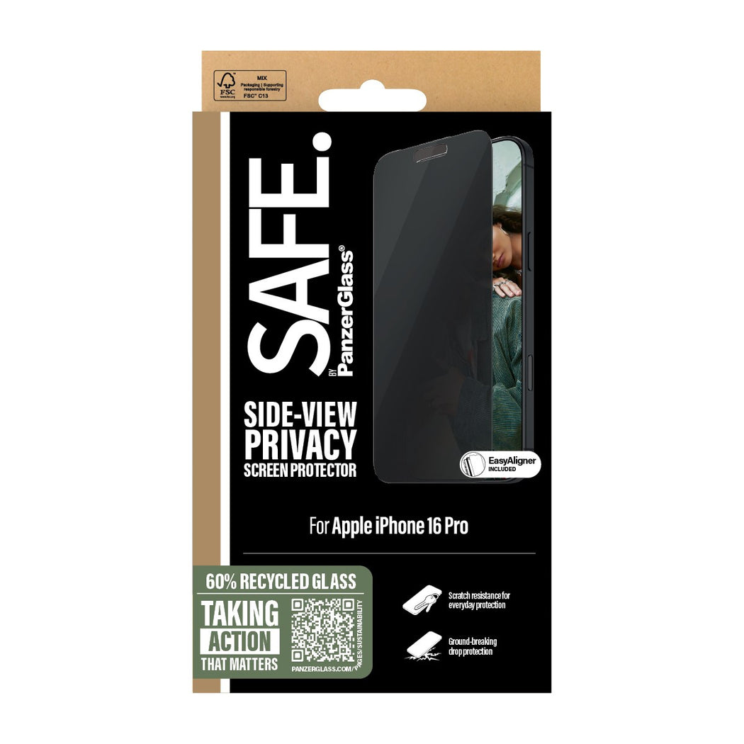 PanzerGlass Privacy Screen Protector - for iPhone 16 Pro / Ultra-Wide Fit