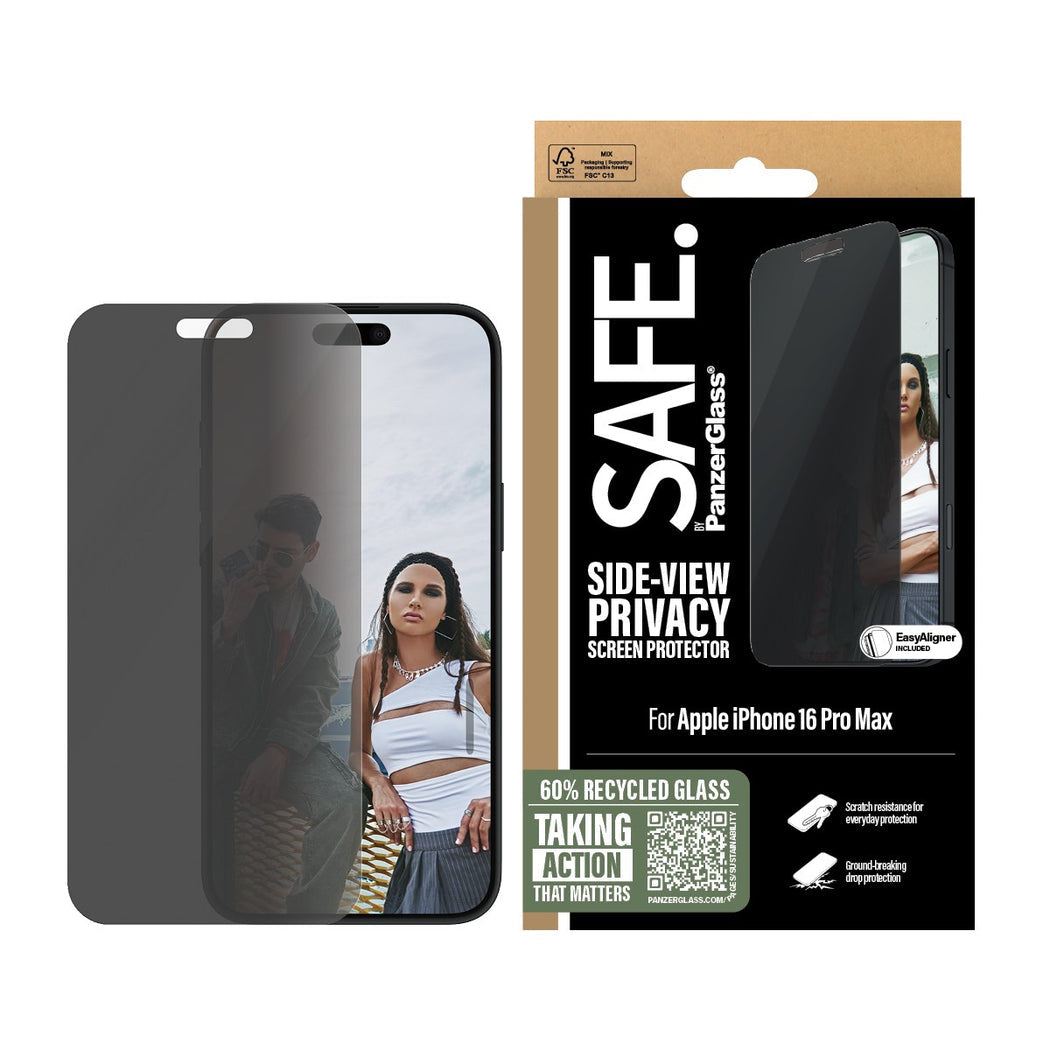 PanzerGlass Privacy Screen Protector - for iPhone 16 Pro Max / Ultra-Wide Fit