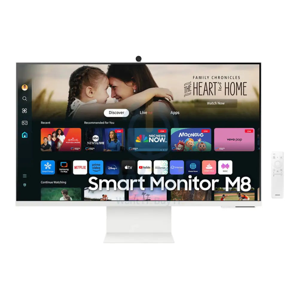 Samsung 4K M80D LS32DM801UMXUE Smart Monitor - 32.0’’ 4K / 4ms / HDMI / USB / Bluetooth v5.2 / WiFi / White - Monitor