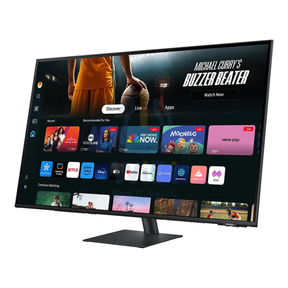Samsung 4K UHD M70D LS32DM702UMXUE Smart Monitor - 32.0’’ 4K UHD / 4ms / HDMI / USB / Blutetooth v5.2 / Black - Monitor