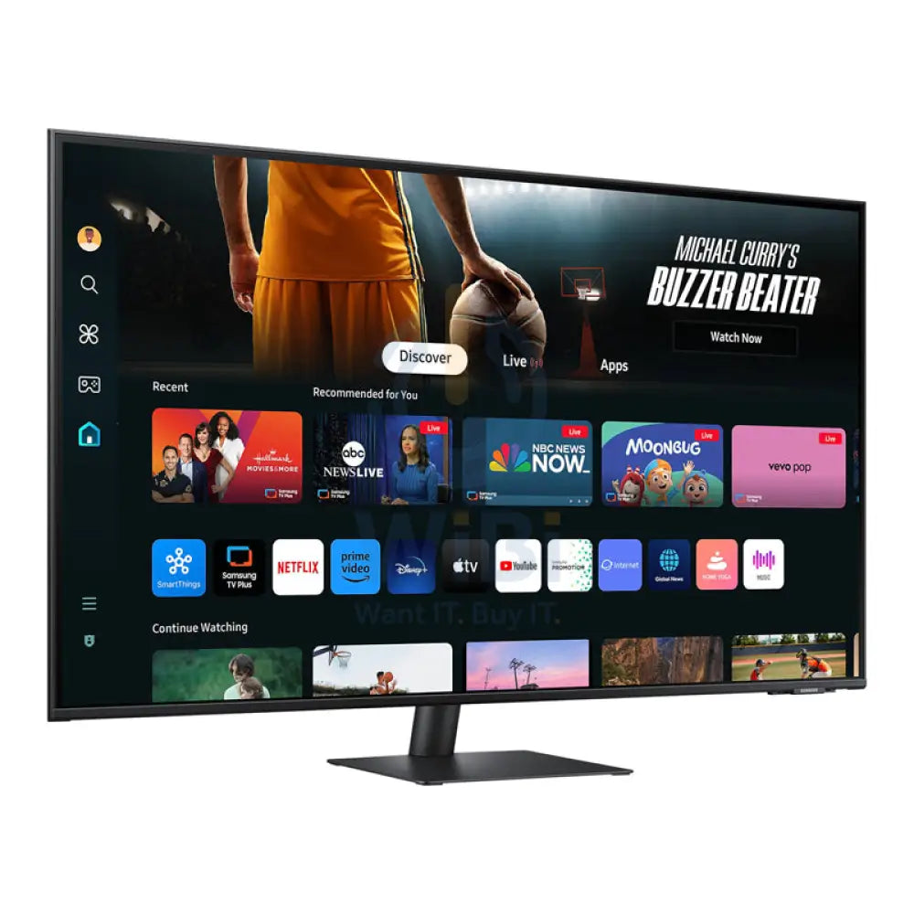 Samsung 4K UHD M70D LS32DM702UMXUE Smart Monitor - 32.0’’ 4K UHD / 4ms / HDMI / USB / Blutetooth v5.2 / Black - Monitor