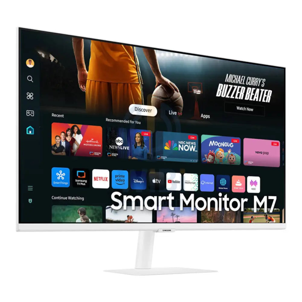 Samsung 4K UHD M70D LS32DM703UMXUE Smart Monitor - 32.0’’ 4K UHD / 4ms / HDMI / USB / Blutetooth v5.2 / White - Monitor