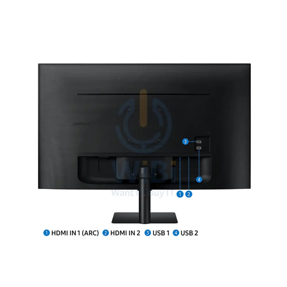 Samsung Full HD M5 LS32CM500EMXUE Gaming Monitor - 32.0’’ VA FullHD / 4ms / HDMI / USB / WiFi / Bluetooth v5.2 / Black