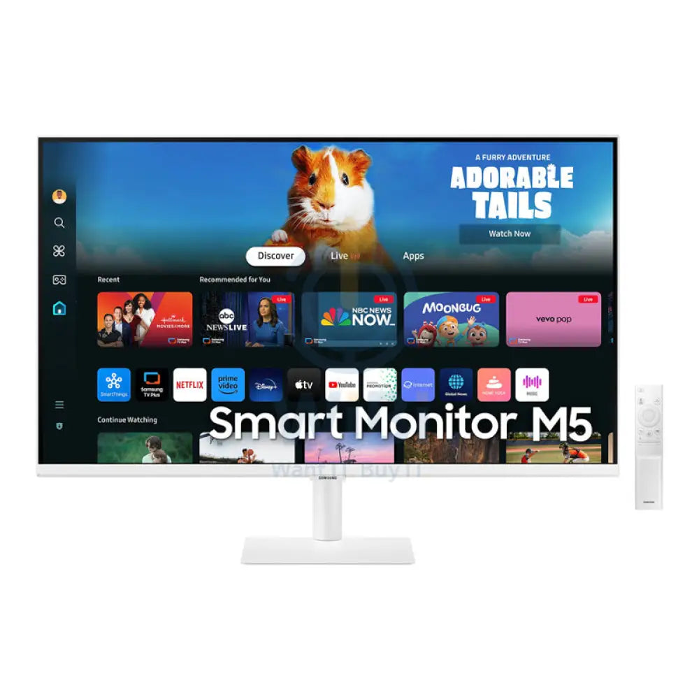 Samsung Full HD M50D LS32DM501EMXUE Gaming Monitor - 32.0’’ VA FullHD / 4ms / HDMI / USB / Bluetooth / WiFi / White