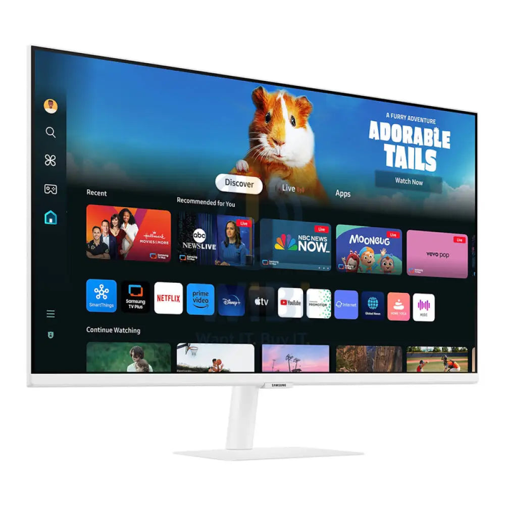 Samsung Full HD M50D LS32DM501EMXUE Gaming Monitor - 32.0’’ VA FullHD / 4ms / HDMI / USB / Bluetooth / WiFi / White
