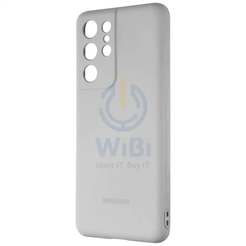 Samsung Galaxy S21 Ultra / S21 Ultra 5G Silicone Cover – Light Gray Accessories > Mobiles & Tablets
