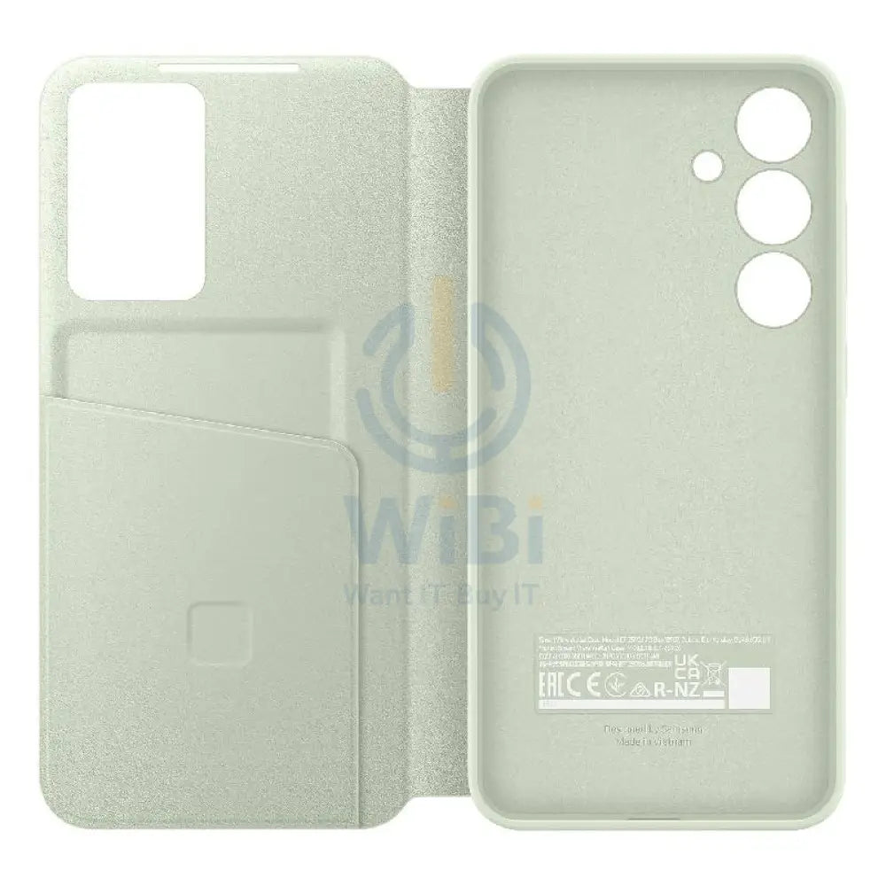 Samsung Galaxy S24 Plus Smart View Wallet Case - Light Green Accessories > Mobiles & Tablets > Mobiles > Covers & Cases