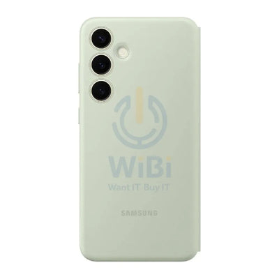 Samsung Galaxy S24 Plus Smart View Wallet Case - Light Green Accessories > Mobiles & Tablets > Mobiles > Covers & Cases