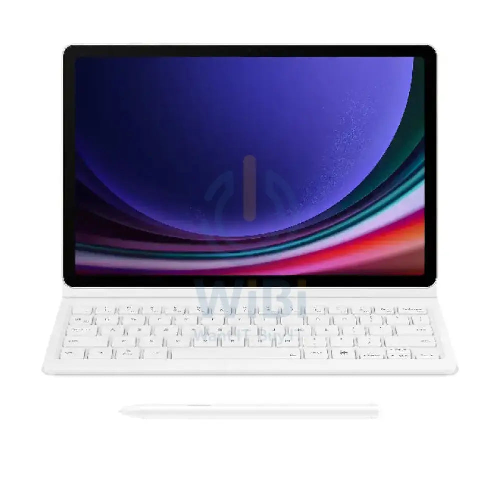 Samsung Galaxy Tab S10 FE Book Cover Keyboard / English / Arabic - White Accessories > Keyboard & Mouse