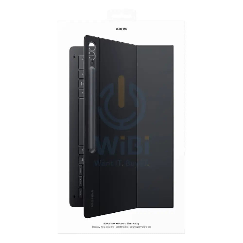 Samsung Galaxy Tab S10 Ultra Book Cover Keyboard Slim - English / Black Accessories > Keyboard & Mouse