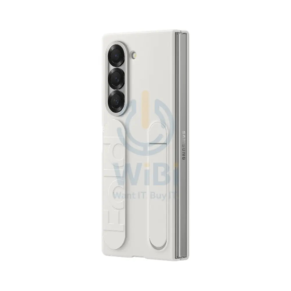 Samsung Galaxy Z Fold 6 Silicone with Grip Case - White Accessories > Mobiles & Tablets > Mobiles > Covers & Cases