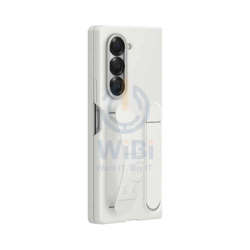 Samsung Galaxy Z Fold 6 Silicone with Grip Case - White Accessories > Mobiles & Tablets > Mobiles > Covers & Cases
