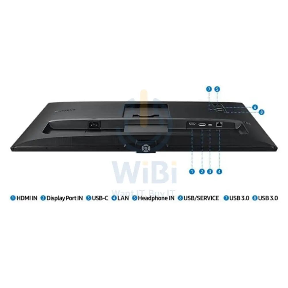 Samsung LS27B800PXMXUE Flat - 27.0’’ UHD 4K / 5ms / HDMI / USB 3.0 / Ethernet / Black - Monitor Monitors & Projectors >