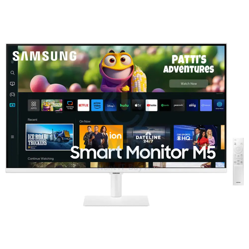 Samsung LS27CM501EMXUE M5 Smart Monitor - 27.0’’ VA FHD / 4ms / USB / HDMI / Wi-Fi / Bluetooth / White - Monitor