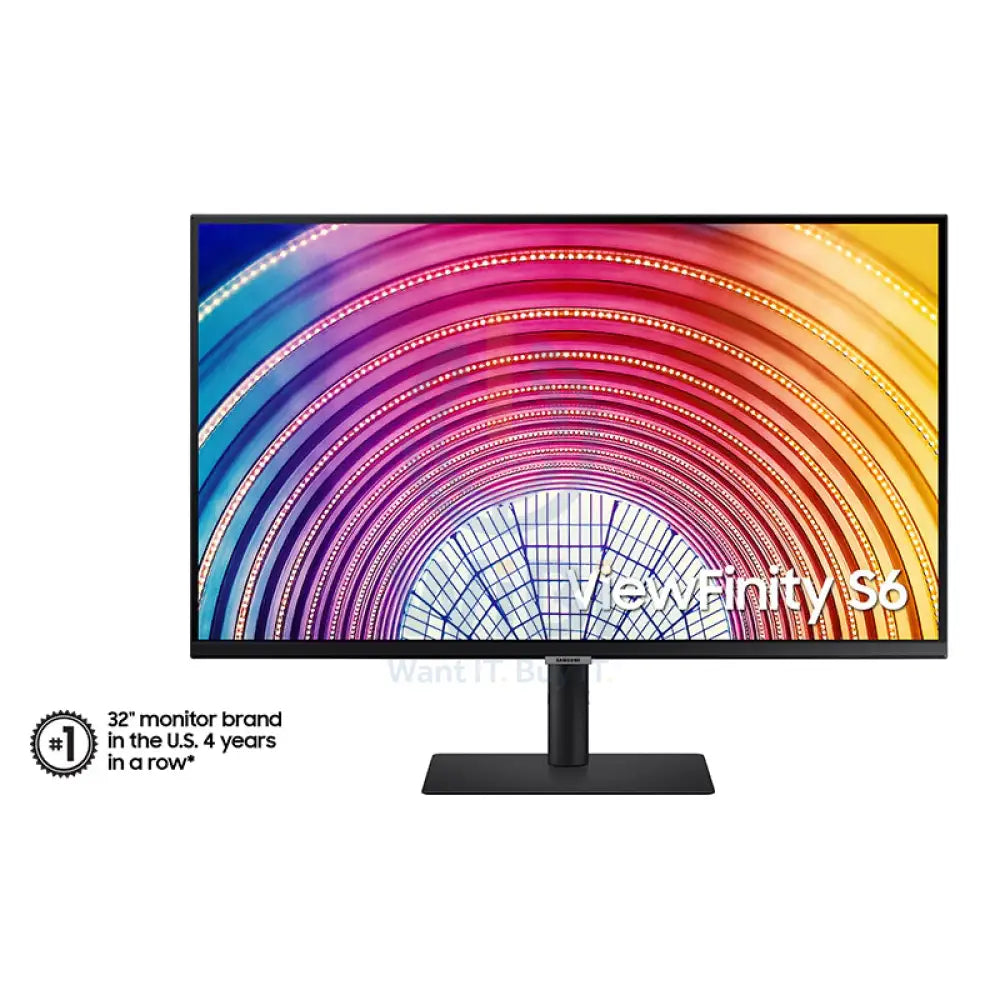 Samsung LS32A600NAMXUE - 32.0’’ VA QHD / 5ms / USB / HDMI / DisplayPort / Black - Monitor Monitors & Projectors >