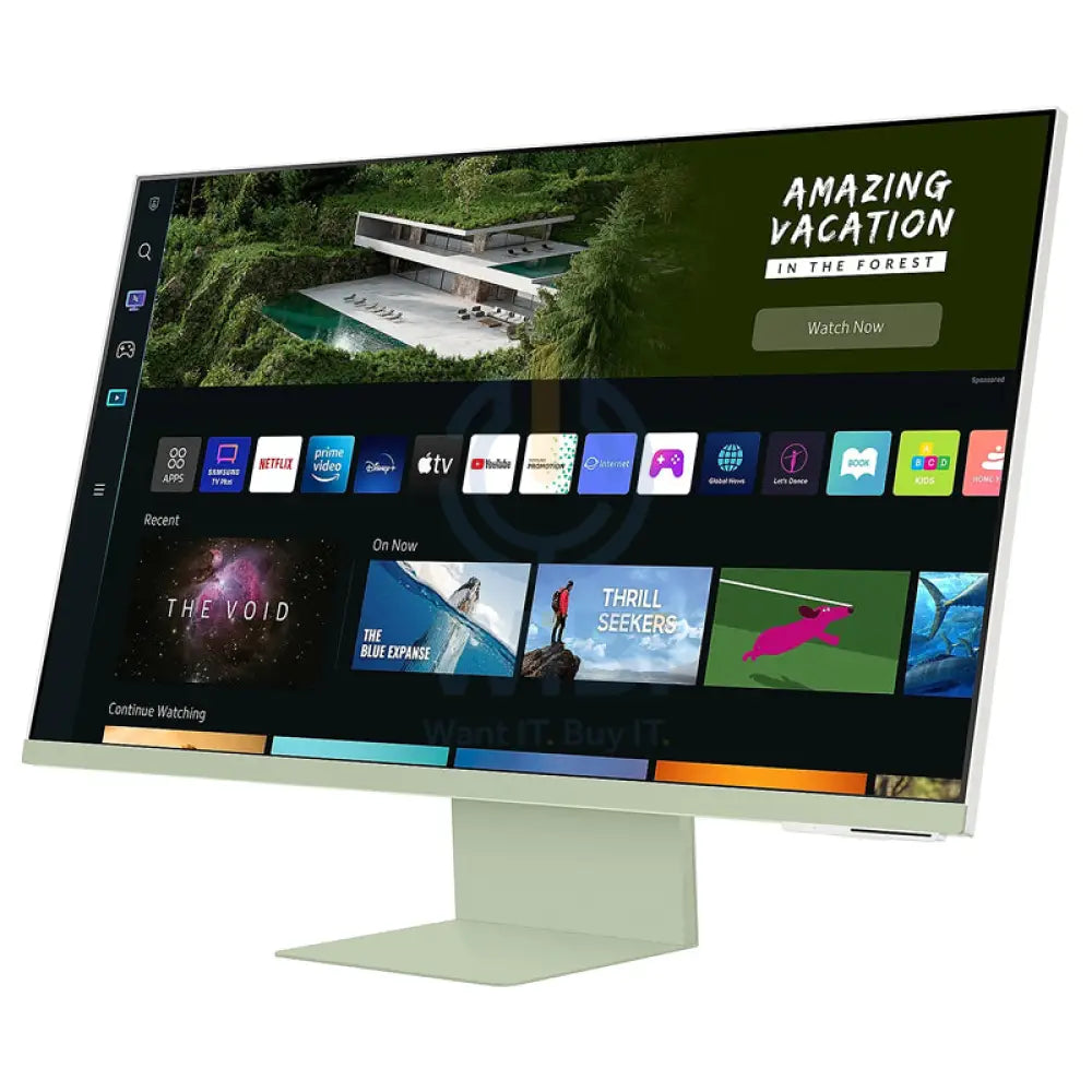 Samsung LS32BM80GUMXUE M8 Smart Monitor - 32.0’’ VA 4K UHD / 4ms / USB-C / Micro-HDMI / Wi-Fi / Bluetooth / Green