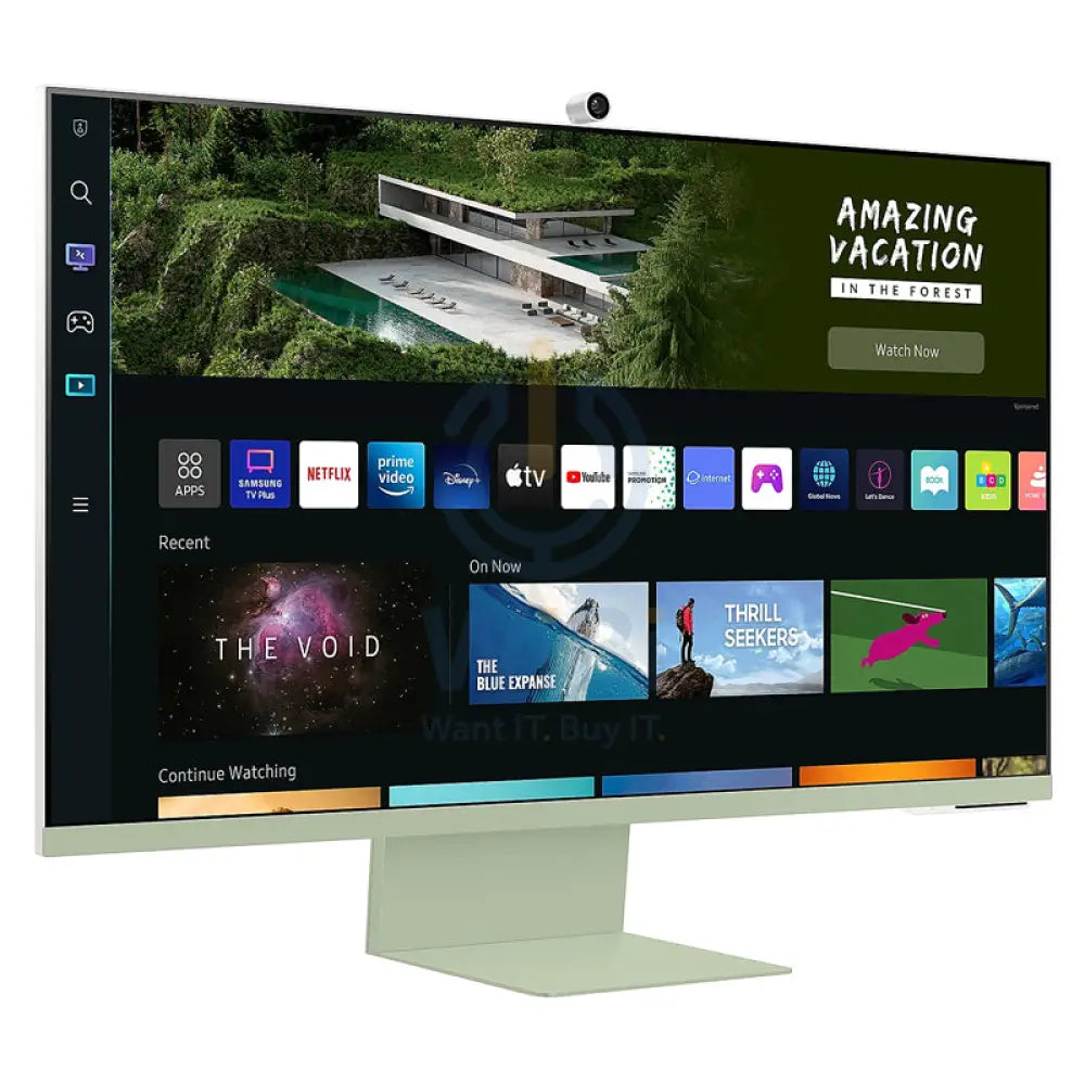 Samsung LS32BM80GUMXUE M8 Smart Monitor - 32.0’’ VA 4K UHD / 4ms / USB-C / Micro-HDMI / Wi-Fi / Bluetooth / Green