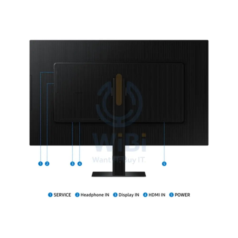 Samsung LS32D706EAMXUE Smart Monitor - 32.0’’ 4K / 5ms / HDMI / Display Port / Black - Monitor Monitors & Projectors >