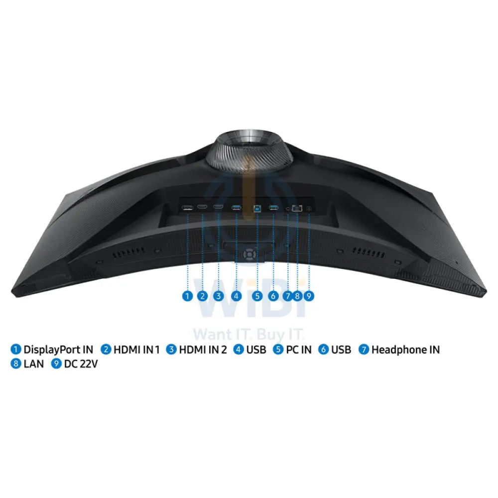 Samsung Odyssey G6 LS32BG650EMXUE Smart Gaming Monitor - 32.0’’ VA QHD / 1ms / USB / HDMI / DisplayPort / LAN / Wi-Fi