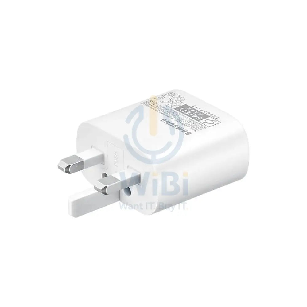 Samsung Travel Adapter Without Cable - 25W / USB Type-C / White Accessories > Power Adapters > Offer Zone