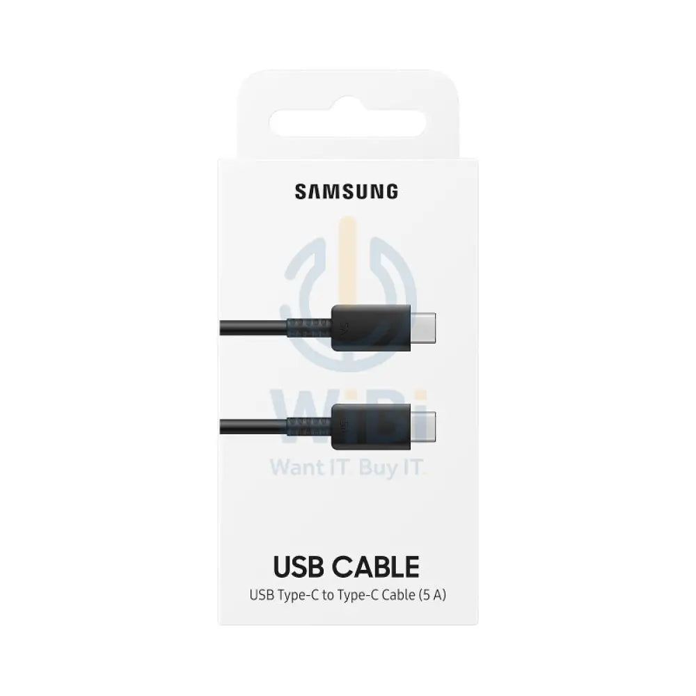 Samsung USB-C to USB-C Cable - 1 M / 5A / Black Accessories > Cables & Converters > Cables