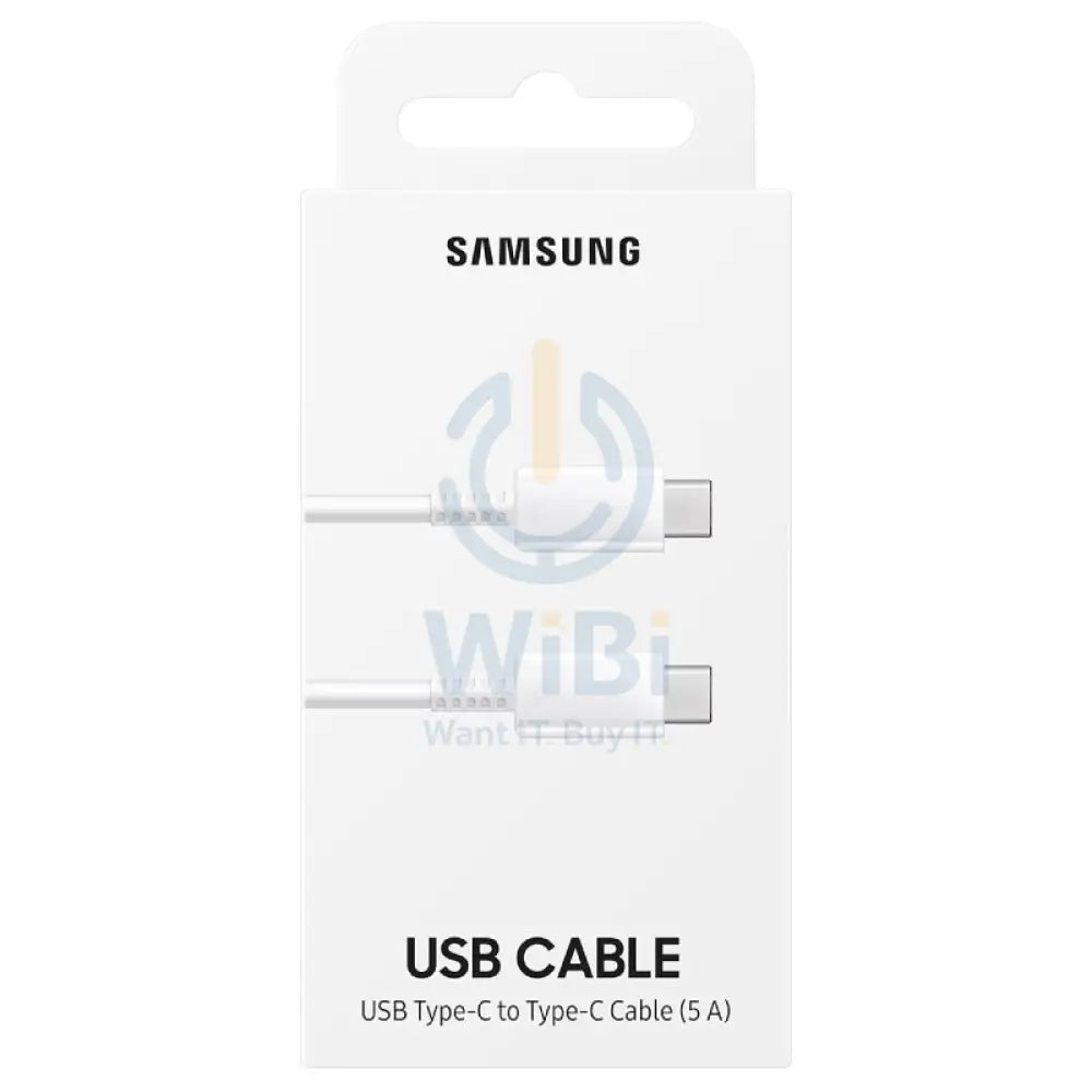 Samsung USB-C to USB-C Cable - 1 M / 5A / White Accessories > Cables & Converters > Cables