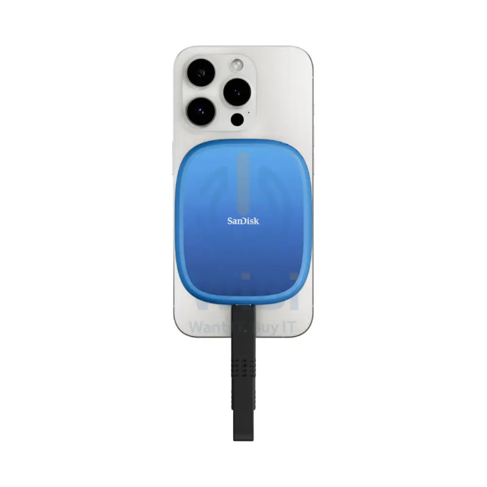SanDisk Creator Phone MagSafe SSD - 2TB / Up to 1000MB/s / USB-C 3.2 Gen 2 / External SSD (Solid State Drive) Storage >