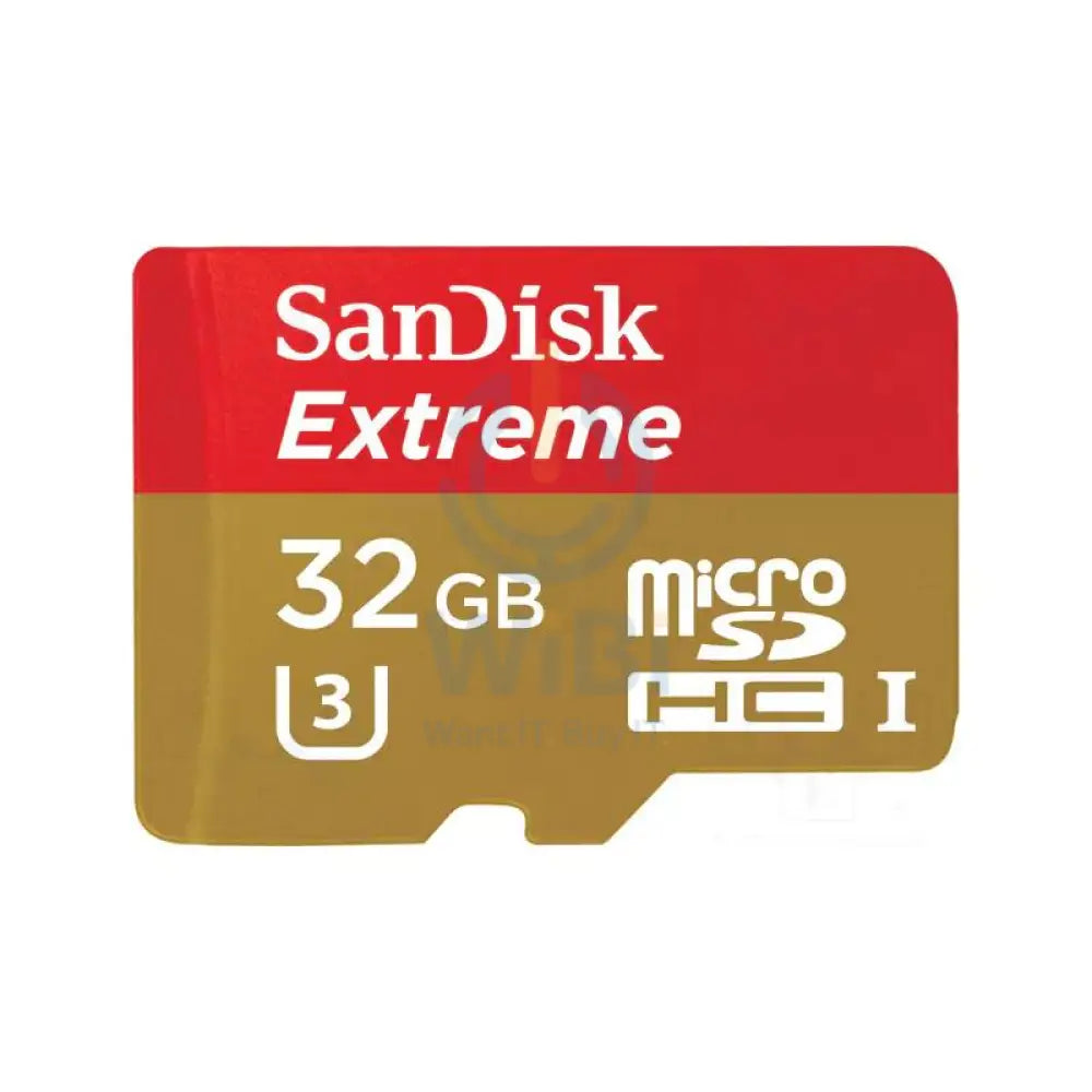 SanDisk Extreme MICROSDXC Memory Card - 32GB Storage > Memory Cards