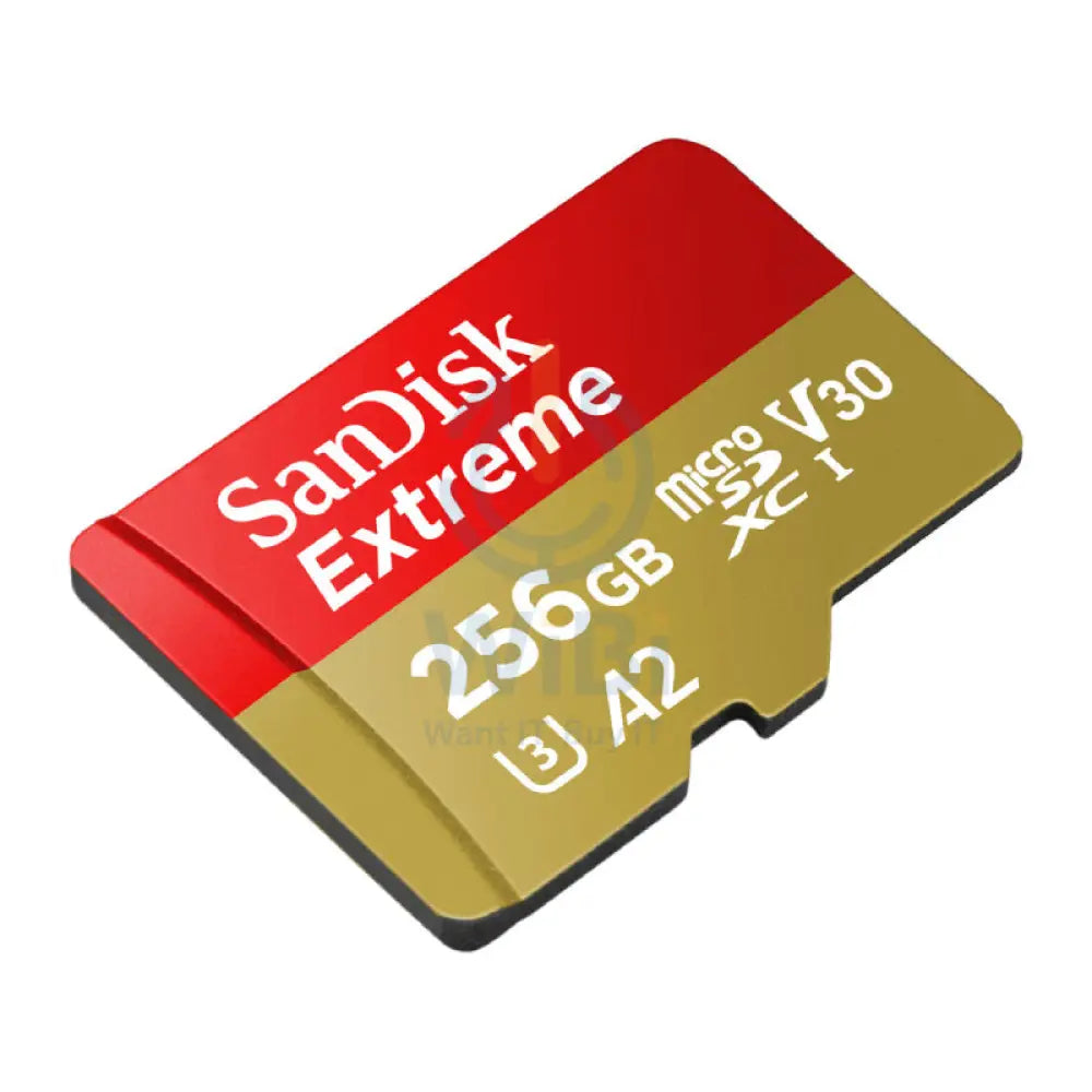 SanDisk Extreme microSDXC UHS-I CARD - 256GB / Up to 190MB/s Storage > Memory Cards