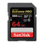SanDisk Extreme PRO SDHC and SDXC UHS-II Cards - 64GB / Up to 300MB/s Storage > Memory Cards