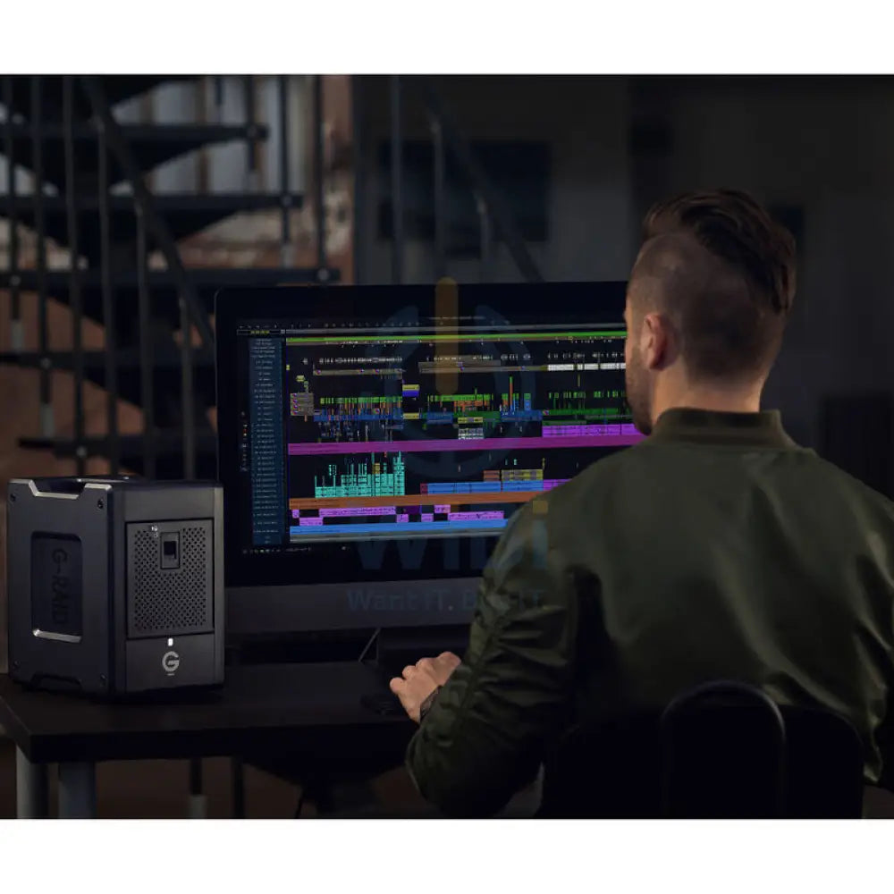 SanDisk G-RAID SHUTTLE 4 Professional 4-Bay - 80TB / Up to 800MB/s / USB-C 3.2 Gen 1/Thunderbolt 3 - External HDD