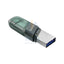 SanDisk iXpand Flash Drive Flip - 64GB / USB 3.1 Gen 1 / Lightning / Black and Silver Storage > USB Flash Drive