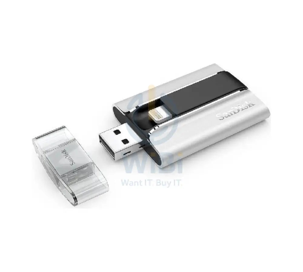 SanDisk iXpand USB Flash Drive with Lightning Cable - 16GB / USB 2.0 Storage > USB Flash Drive