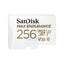 SanDisk MAX ENDURANCE microSD Card - 256GB / Up to 100MB/s Storage > Memory Cards