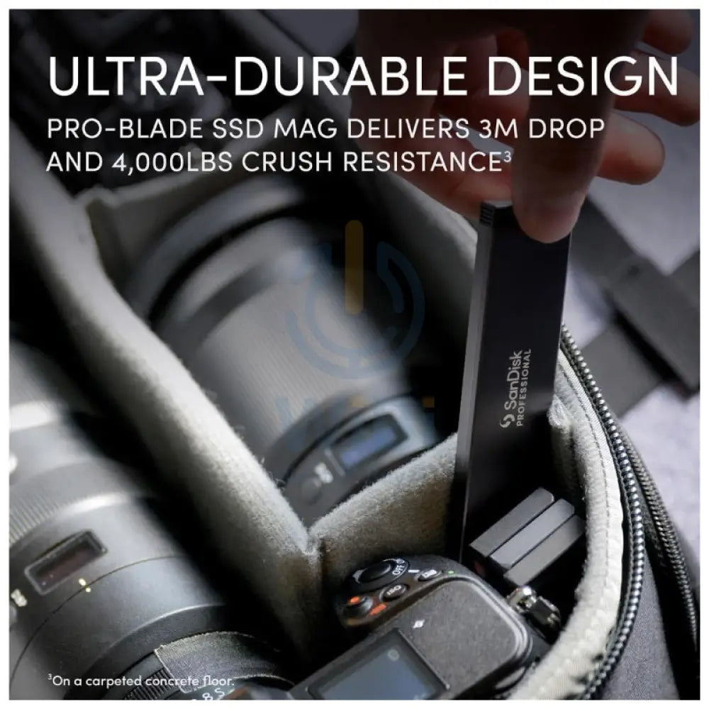 SanDisk Professional Pro Blade Transport SSD - 0TB / Up to 2000 MB/s / USB-C / External SSD (Solid State Drive) Storage