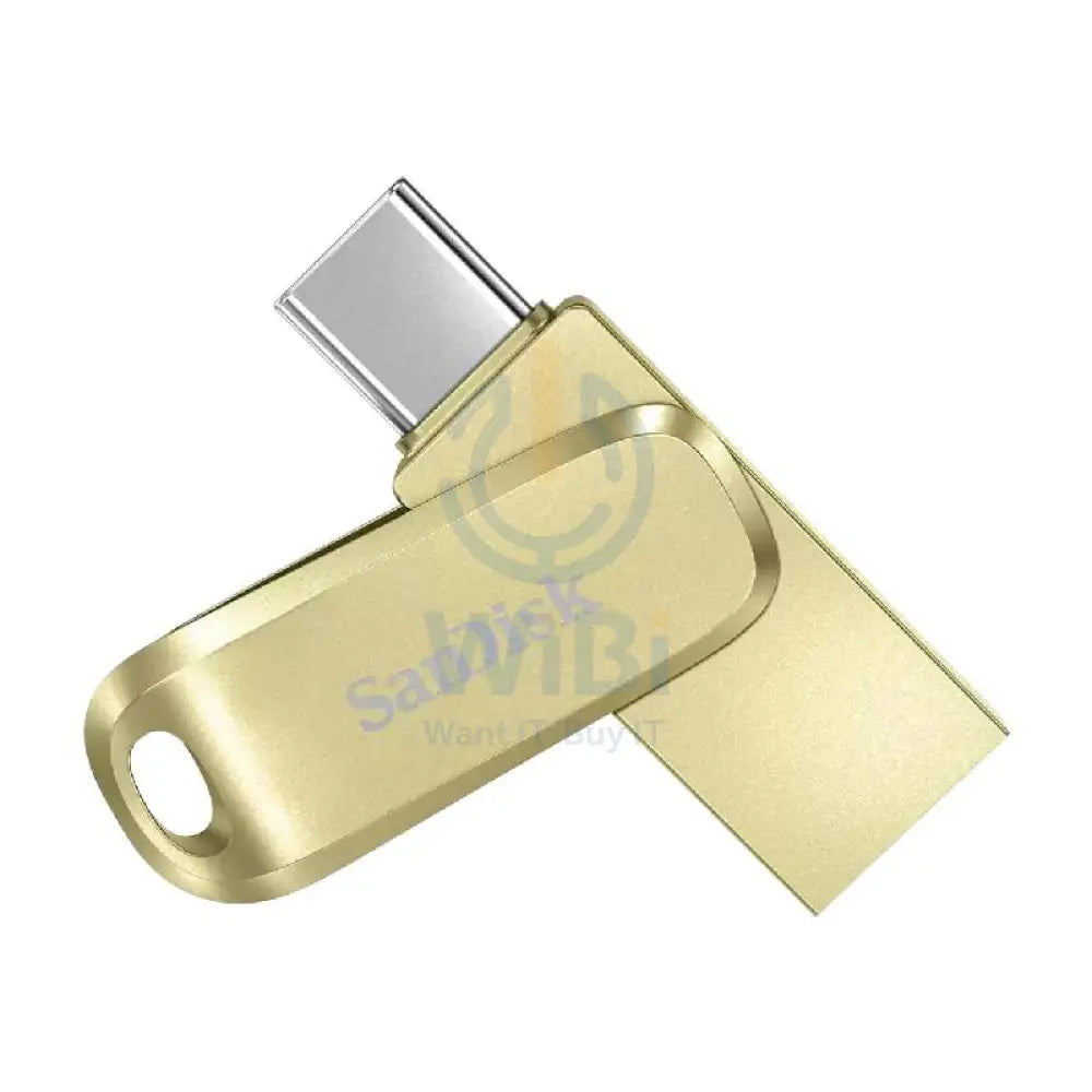 SanDisk Ultra Dual Drive Luxe - 512GB / Up to 400 MB/s / USB 3.2 Gen 1 / Gold Storage > USB Flash Drive