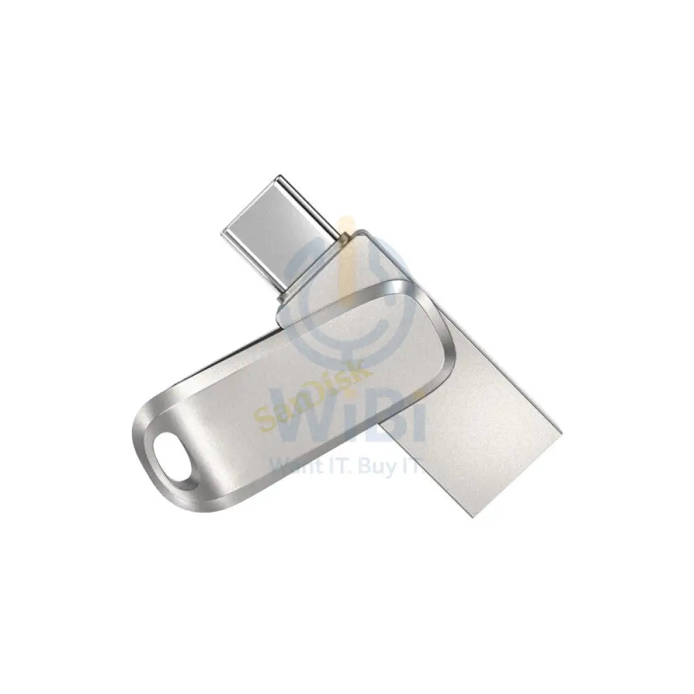 SanDisk Ultra Dual Drive Luxe - 512GB / Up to 400 MB/s / USB 3.2 Gen 1 / Type-C / Silver Storage > USB Flash Drive