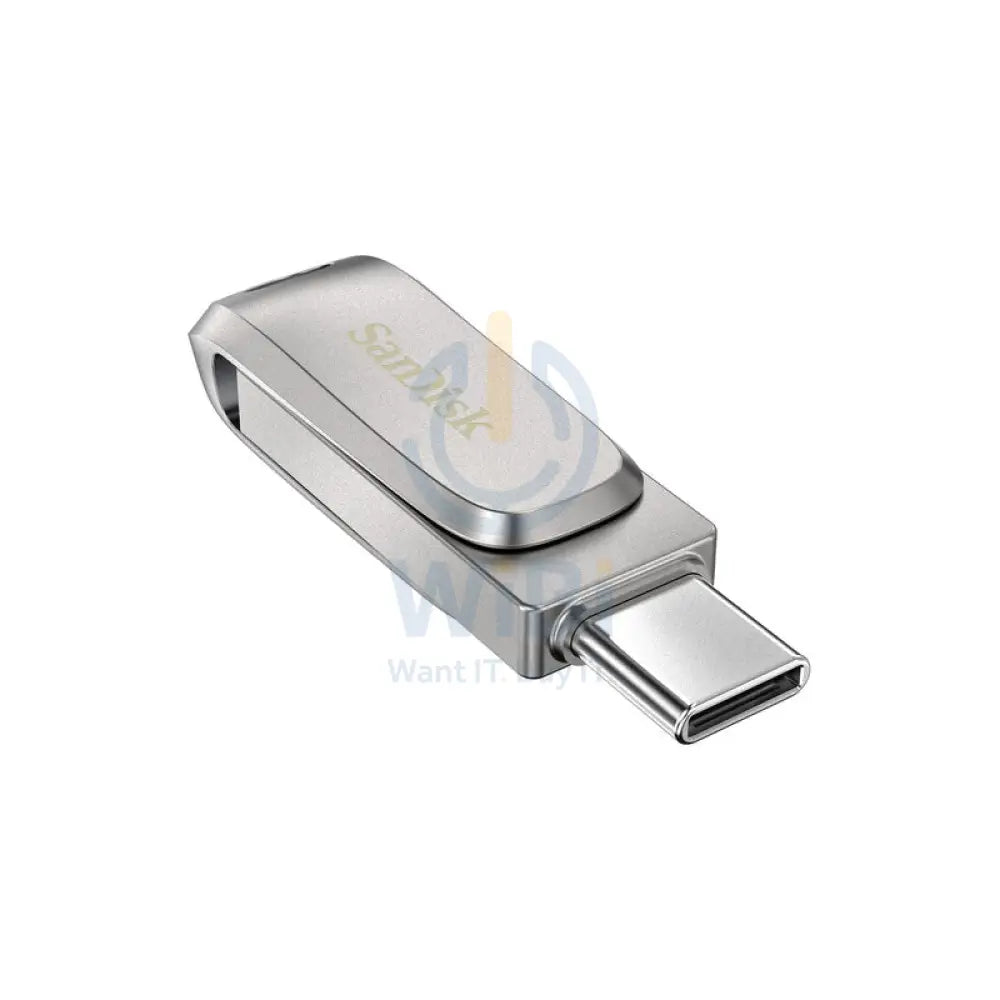 SanDisk Ultra Dual Drive Luxe - 512GB / Up to 400 MB/s / USB 3.2 Gen 1 / Type-C / Silver Storage > USB Flash Drive