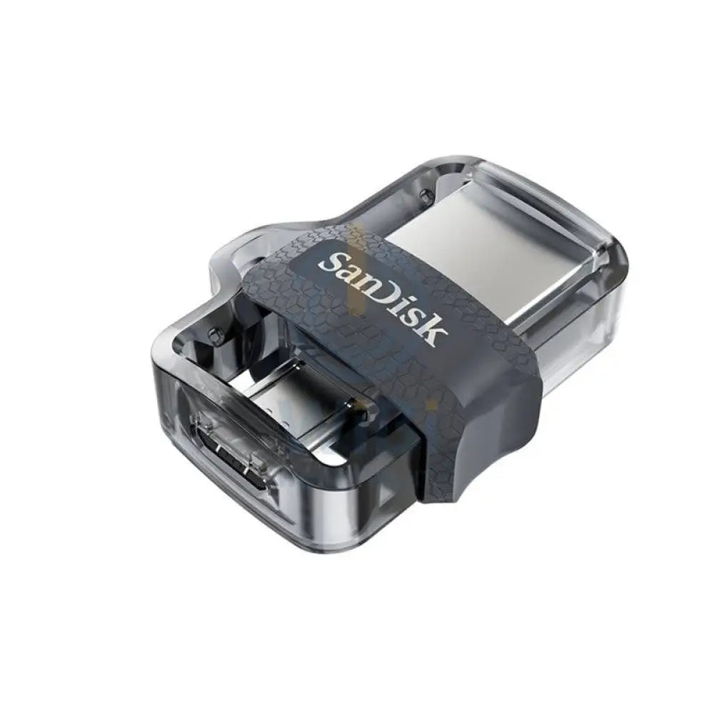 SanDisk Ultra Dual Drive m3.0 - 256GB / Up to 130 MB/s / USB 3.0 / Micro-USB / Black and Silver Storage > USB Flash