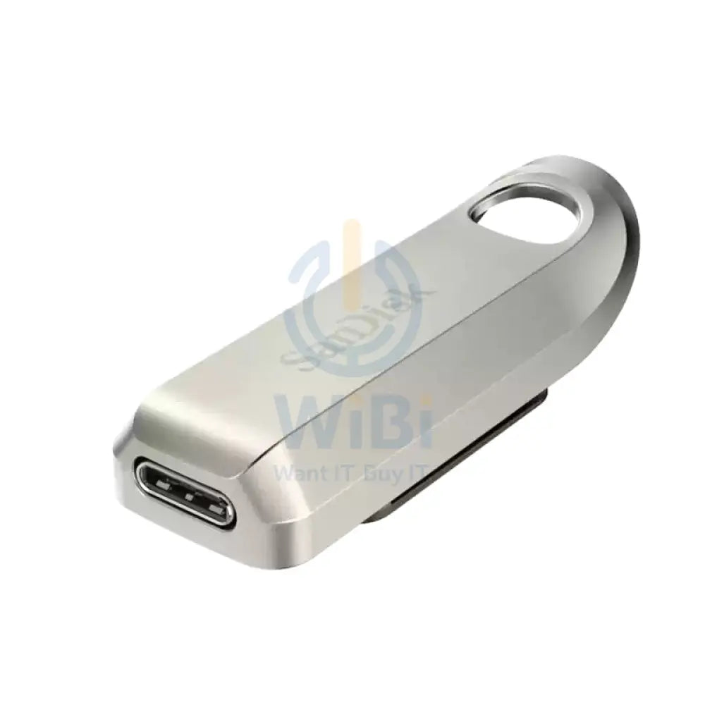 SanDisk Ultra Luxe USB Type-C Flash Drive - 256GB / Up to 400 MB/s / USB-C / USB 3.2 Gen 1 / Silver Storage > USB Flash