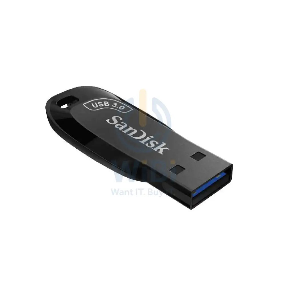 SanDisk Ultra Shift USB Flash Drive - 64GB / USB 3.0 / Up to 100MB/s / Black Storage > USB Flash Drive