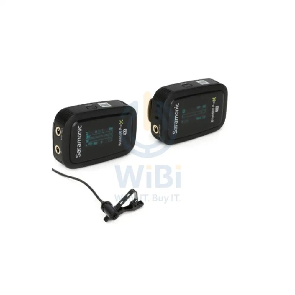 Saramonic 3.5mm 2.4G Dual Channel Wireless Microphone with Charging Case Blink500 ProX B1 Accessories > Audio >