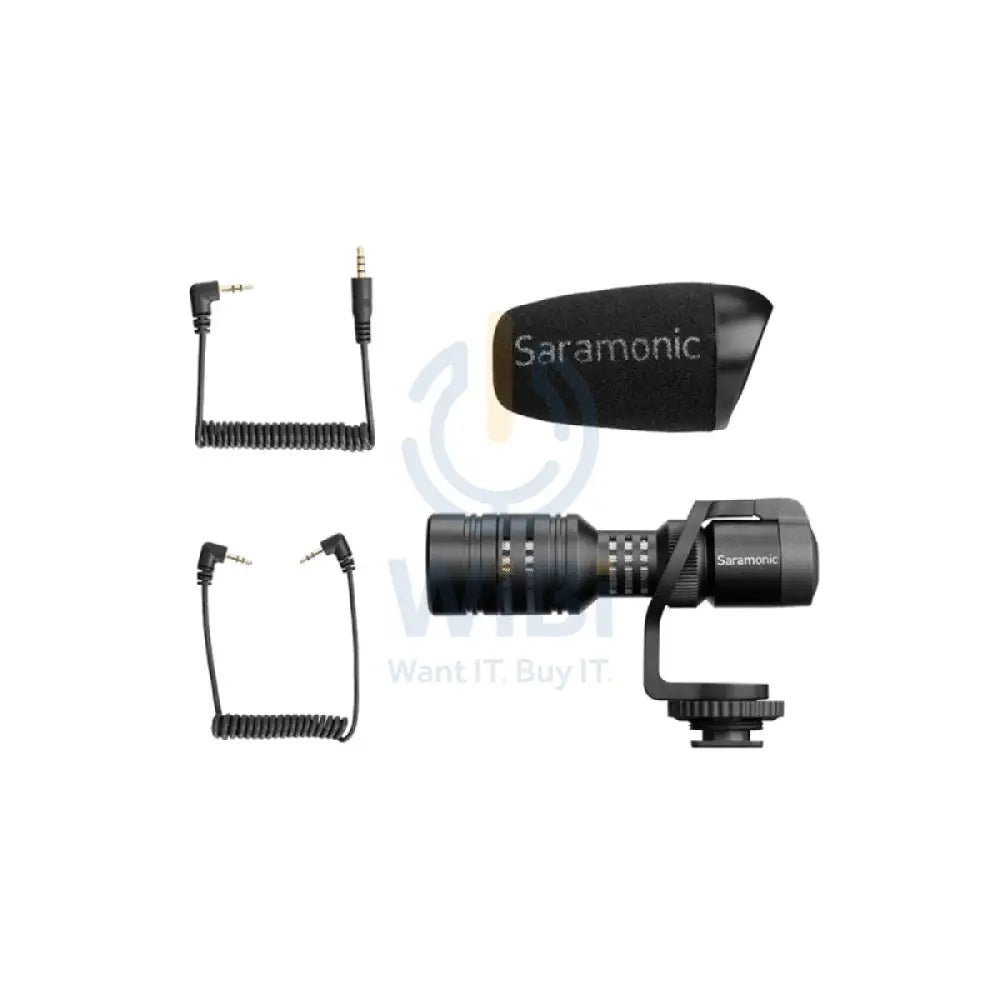 Saramonic Condenser Video Microphone for DSLR & Smartphone - Black Accessories > Audio > Microphone