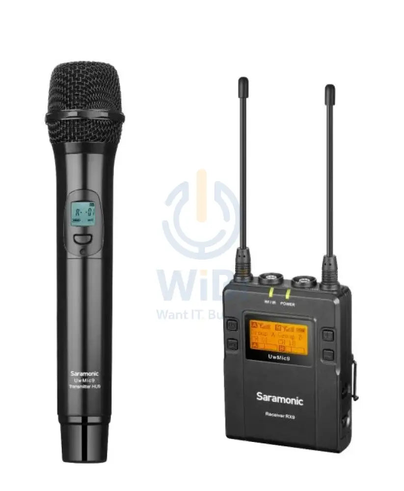 Saramonic Dual Channel UHF Wireless Microphone Kit UwMic9 Kit4 Accessories > Audio > Microphone