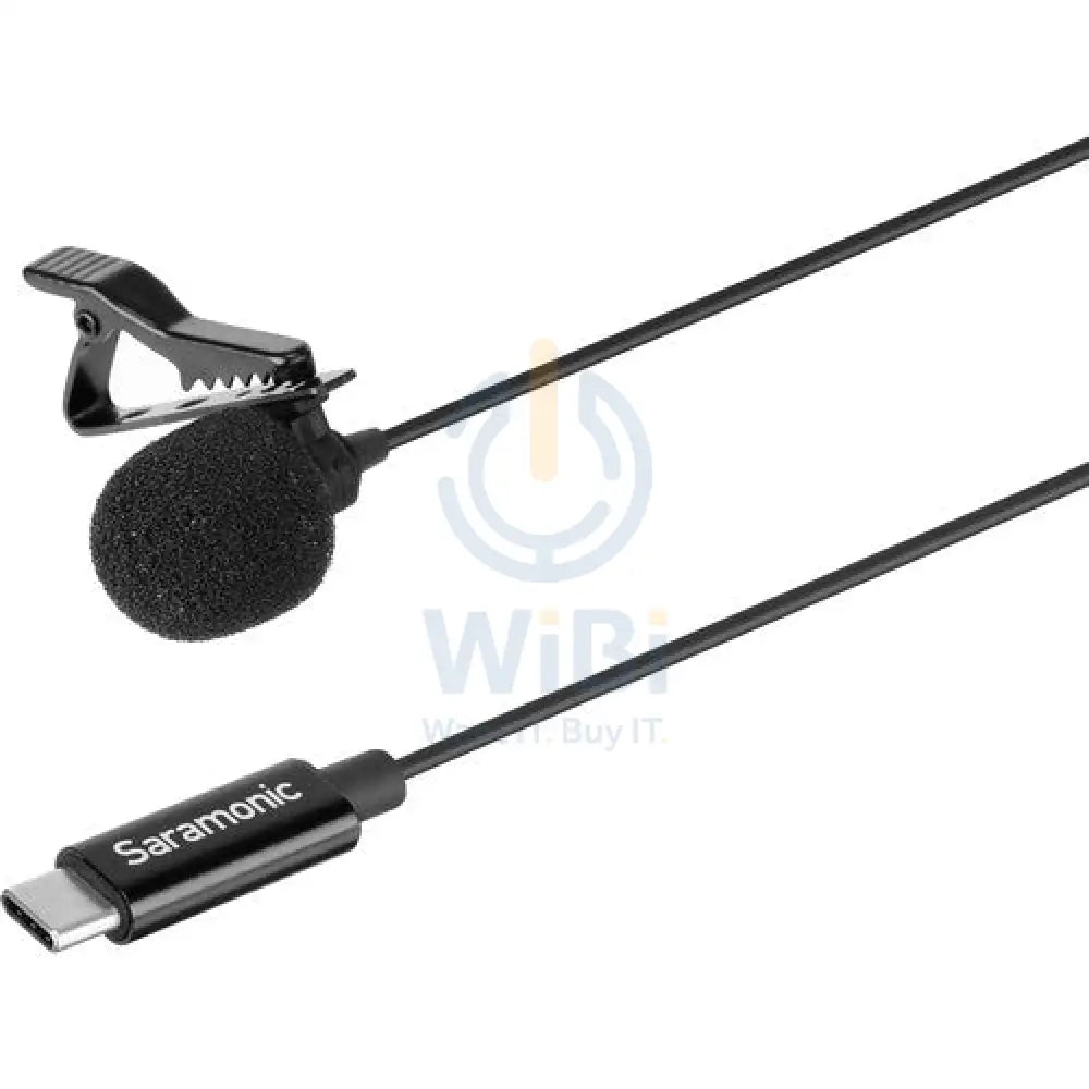 Saramonic Lavalier microphone for USB Type-C devices - Black Accessories > Audio > Microphone