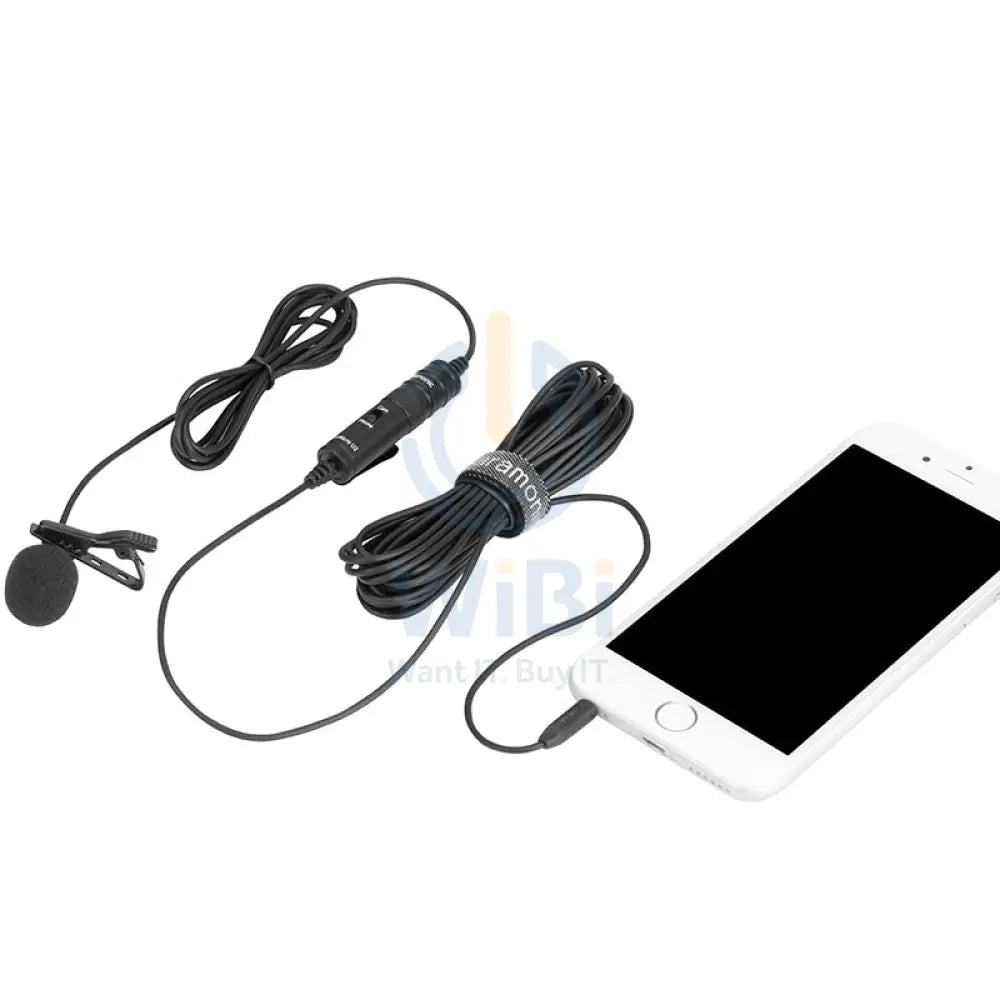Saramonic LAVMICRO U2 Ultracompact Clip-On Lavalier Microphone - 6 Meter / Black Accessories > Audio > Microphone