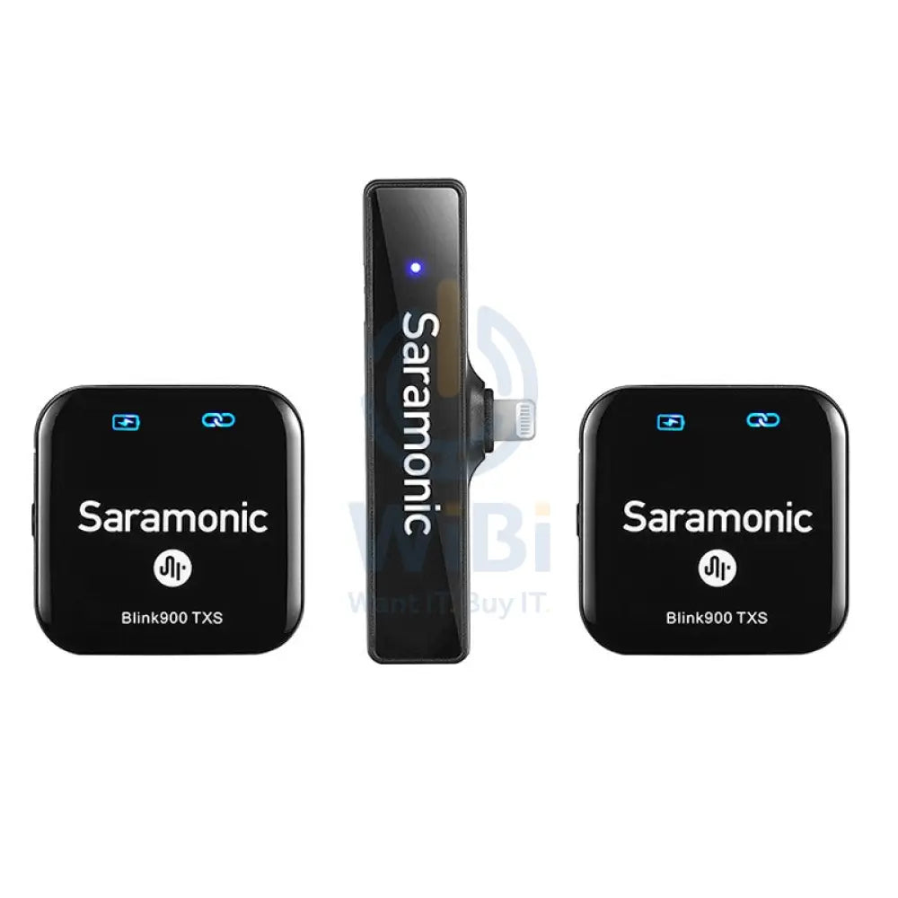 Saramonic Lightning 2.4G Dual Channel Wireless Microphone Blink900 S4 Accessories > Audio > Microphone