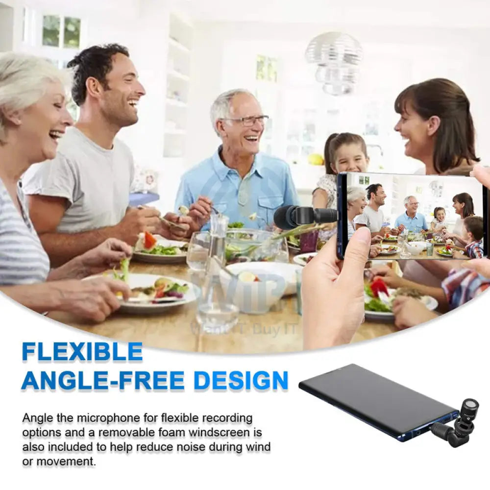 Saramonic SmartMic Di Mini Professional Microphone for iOS Devices with Lightning Connector - Black Accessories > Audio
