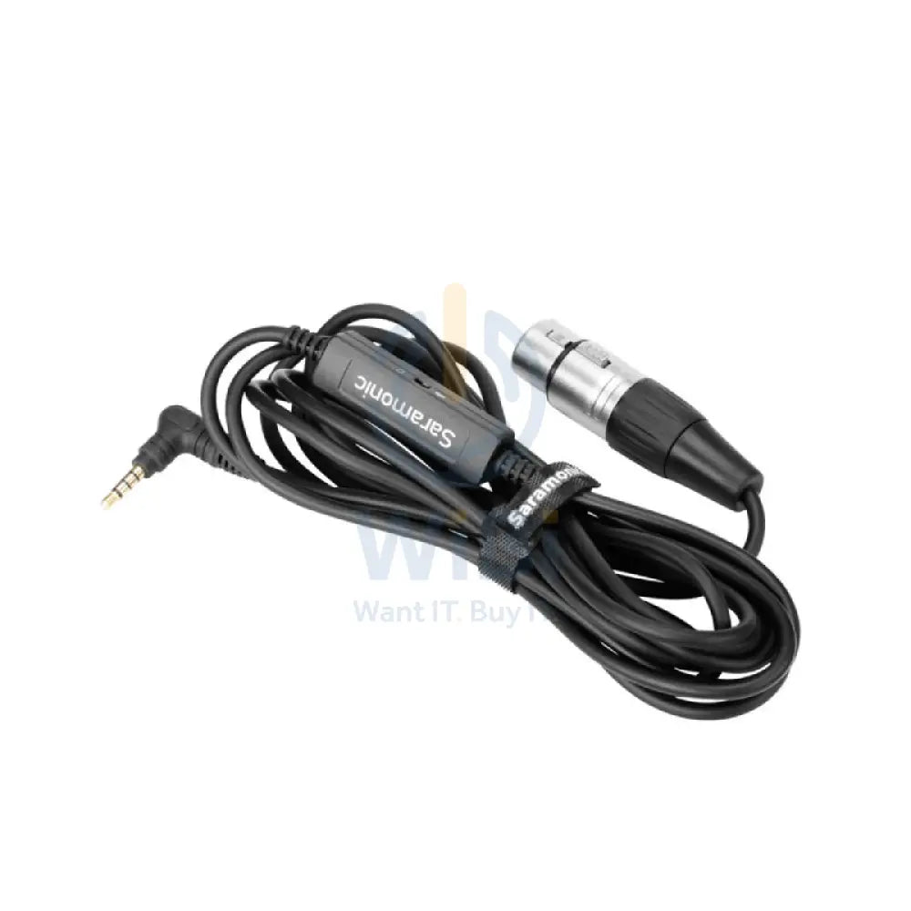 Saramonic SR-XLR35 Microphone Cable For Connecting Professional XLR Mics - 3 Meter / Black Accessories > Audio >