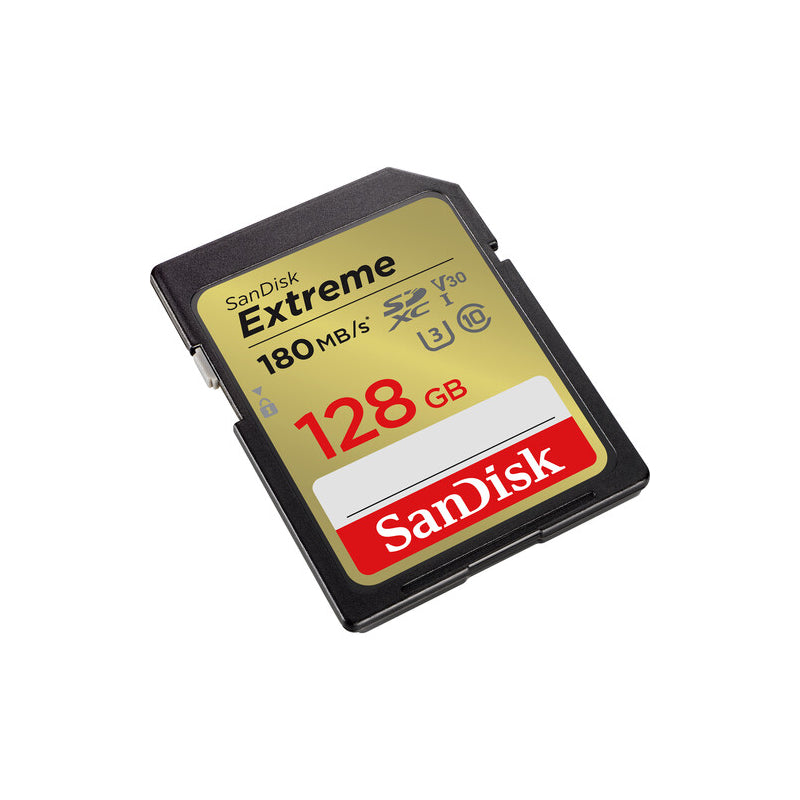 SanDisk Extreme SD UHS-I Card - 128GB / Up to 180MB/s